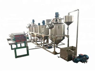 nigeria hot amp copra rapeseed oil refining machine for commercial use