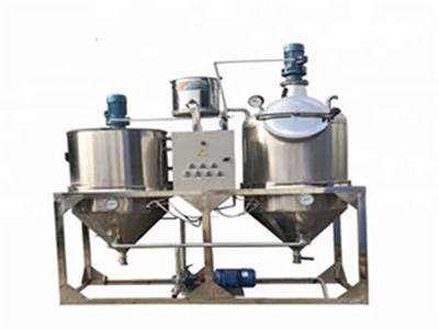 india designed cottonseed palm oil refining machine
