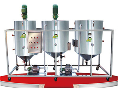 zambia design fully continuous crude mini palm oil refinery machine