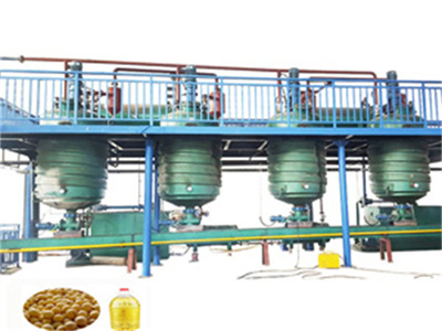 150kg/h bottles sunflower oil refining machine in zambia
