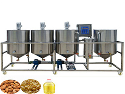 multi purpose seed press extractor oil refining plant