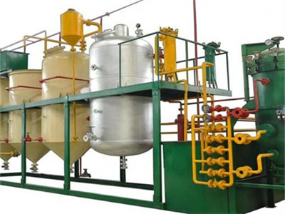 oil refining machine soybean castor peanut copra oil refinery machine