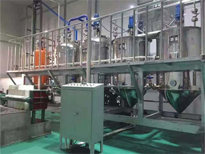 syria small capacity technology peanut castor oil refining machine