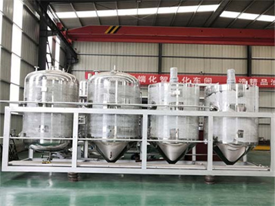 india high quality cottonseed sesame almond oil refining machine