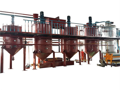 cottonseed easy use oil refining machine price in turkey