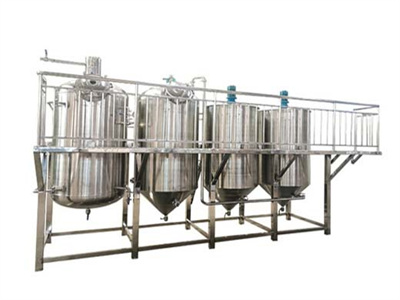 rapeseed cooking oil refining machine