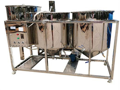 tanzania heating type castor oil refining machine