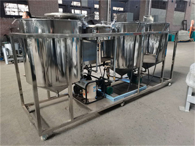 high processing ability edible sesame oil refining plant