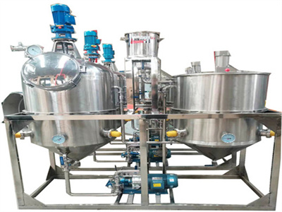 bangladesh top quality peanut soybean use oil refining machine