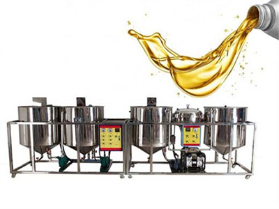 vegetable peanut oil refining machine supplier indonesia
