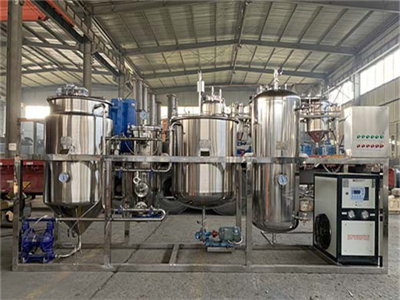 nigeria top quality pressge soybean copra oil refining machine