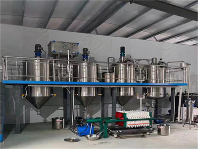 multifunctional cotton seeds linseed oil refining plant