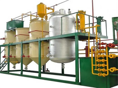 factroy supply edible corn germ oil refining plant