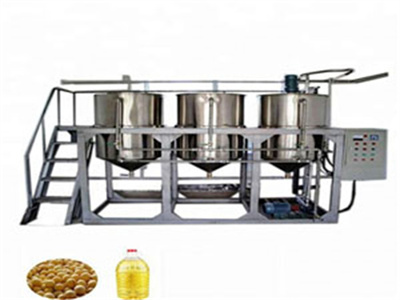 peanut 30tpd weight oil refining machine in libya
